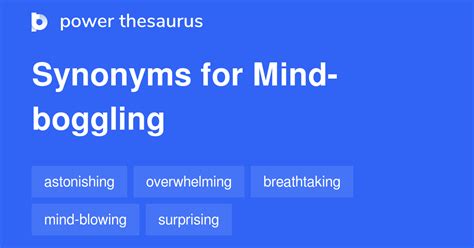 mind-boggling synonym